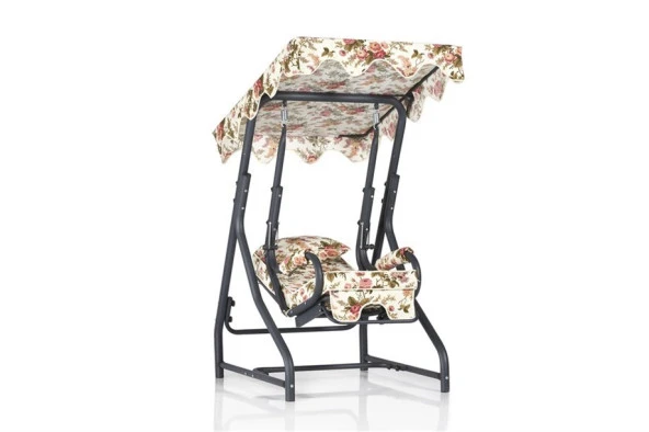 Camellia Tek Kişilik Yatarlı Bahçe Salıncağı - İngiliz Güllü - 2