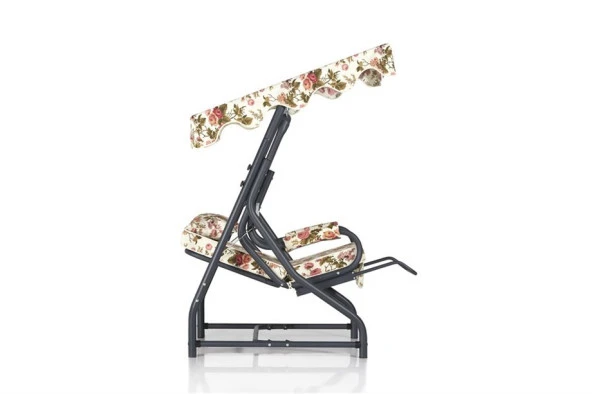 Camellia Tek Kişilik Yatarlı Bahçe Salıncağı - İngiliz Güllü - 5