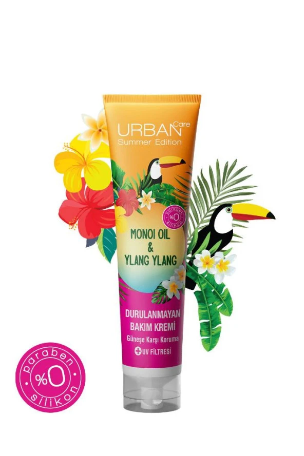 Urban Care Summer-Monoi Yağı&Ylang Ylang Güneş Koruyucu Durulanmayan Bakım Krem-Vegan-150ML - 3