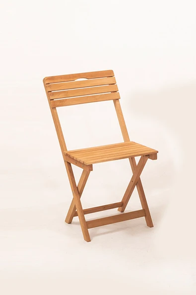 Meya Dekor Sırt ve Oturak Minderli Balkon Bahçe Mutfak 3'lü Bistro Set Katlanır Masa-Sandalye 50x50 Masalı - 4