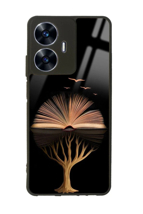 Oppo Realme C55 Kitap Tasarımlı Glossy Telefon Kılıfı