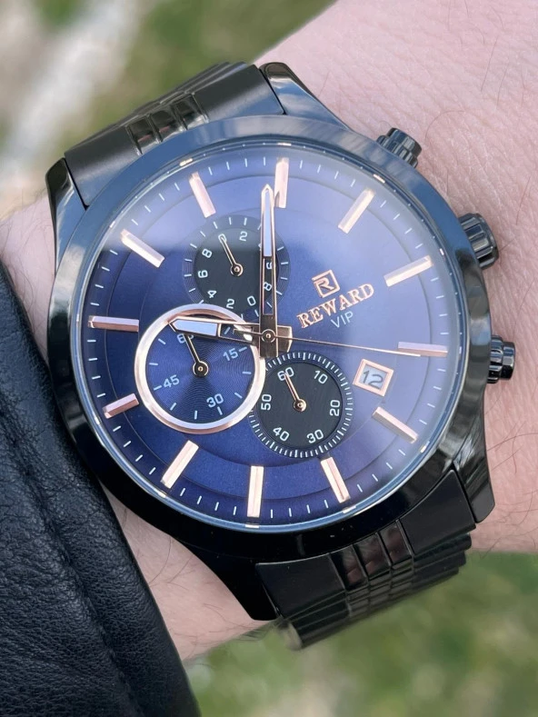 RA144760 Reward İyon Kaplama Kasa Çelik Kordon 3 Atm Suya Dayaknıklı Erkek Kol Saati ürün görseli