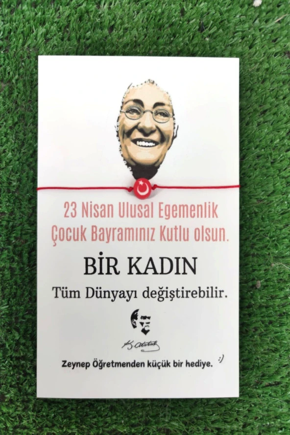 23 Nisan Zübeyde Hanım Konsept - 5 Adet Türk Bayraklı Bileklik - 23 Nisan Hediye - Okul Hediye - 2