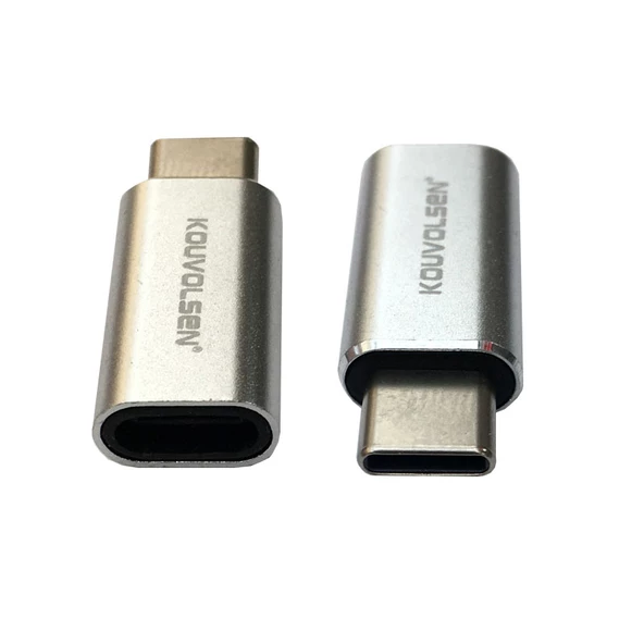 Lightning 8 pin dişi to type c erkek çevirici şarj adaptörü - Resim 4