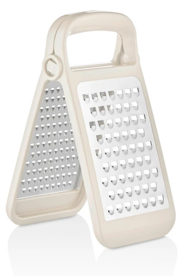 Flosoft Ayrılabilir Inox Paslanmaz Çelik Rende, Pratik Katlanabilir Özel Tasarım Rende Beyaz - 6