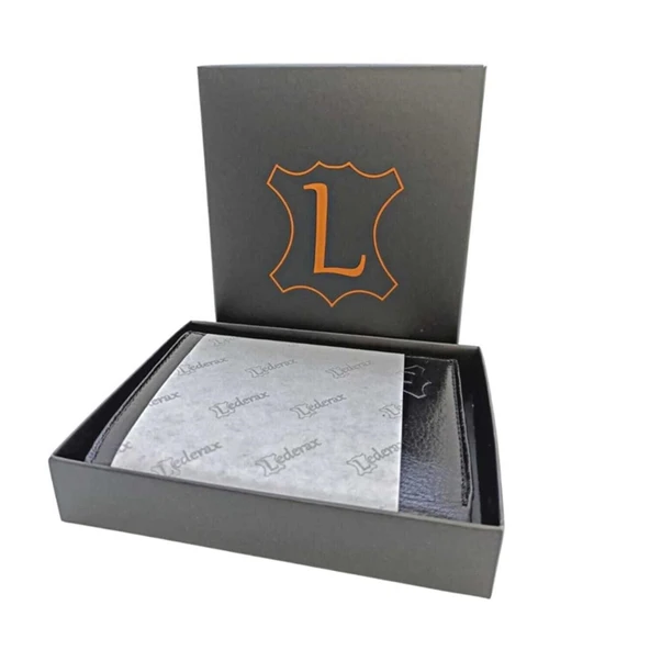 Lederax LD57 Hakiki Deri Büyük Cüzdan Bozuk Para Bölmeli - 9