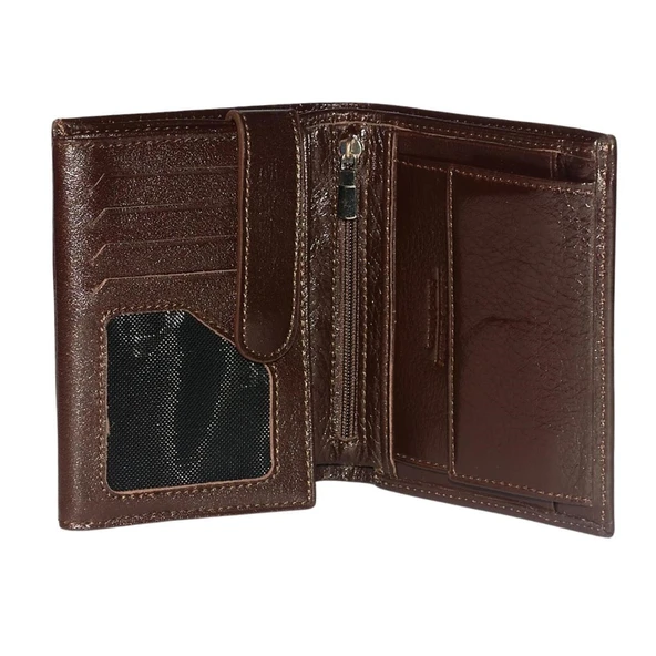 Lederax LD57 Hakiki Deri Büyük Cüzdan Bozuk Para Bölmeli - 4