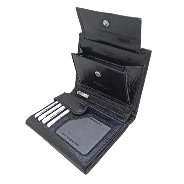 Lederax LD57 Hakiki Deri Büyük Cüzdan Bozuk Para Bölmeli - 5
