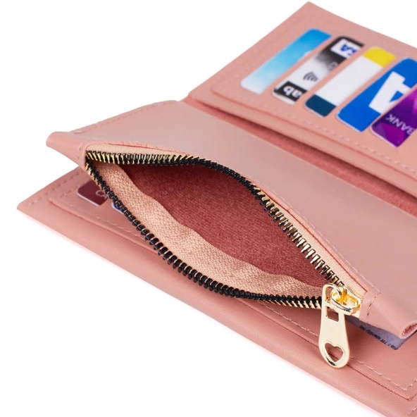 Lederax Telefon Bölmeli Soft Kadın Cüzdan - 3