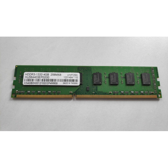 UNIFOSA HU564403EP0200 4GB PC3-10600U DDR3-1333MHz PC MASAÜSTÜ RAM BELLEK