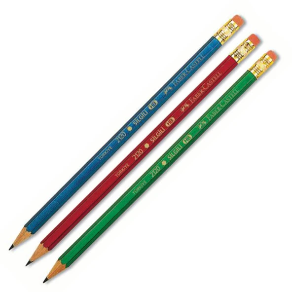 Faber Castell Köşeli Silgili Kurşun Kalem