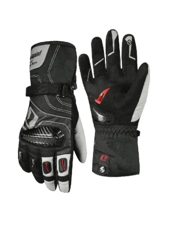 One's Again MG06 Kışlık Eldiven Karbon Fiber Korumalı Uzun Parmaklı Motosiklet Eldiveni XL Beden - 3