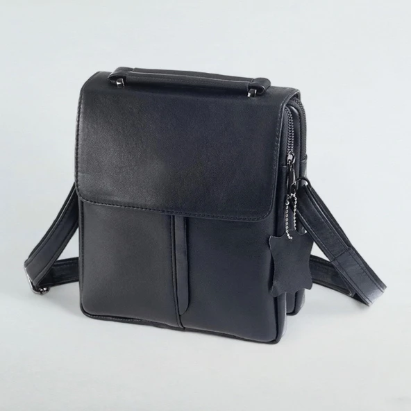 Lederax Hakiki Deri El ve Omuz Çantası LD477 - Resim 6