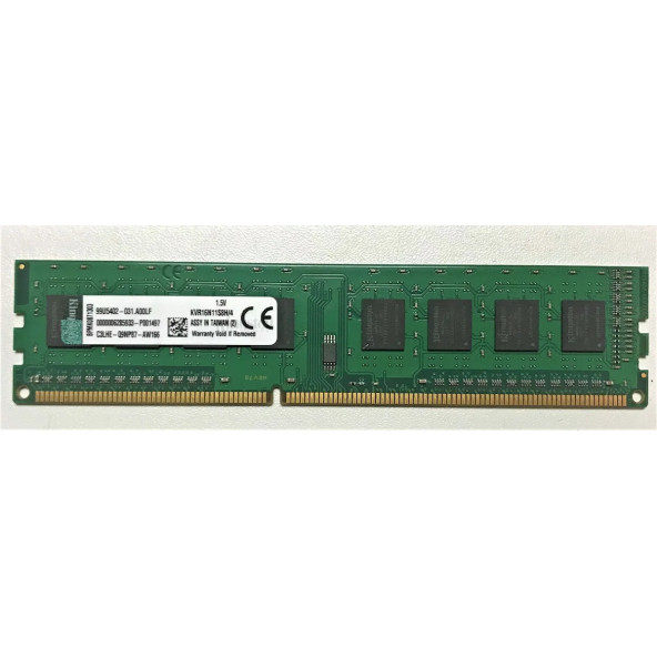4 GB DDR3 KINGSTON KVR16N11S8H/4 PC3-12800U 1600MHZ 240 PIN PC RAM MASAÜSTÜ RAM BELLEK