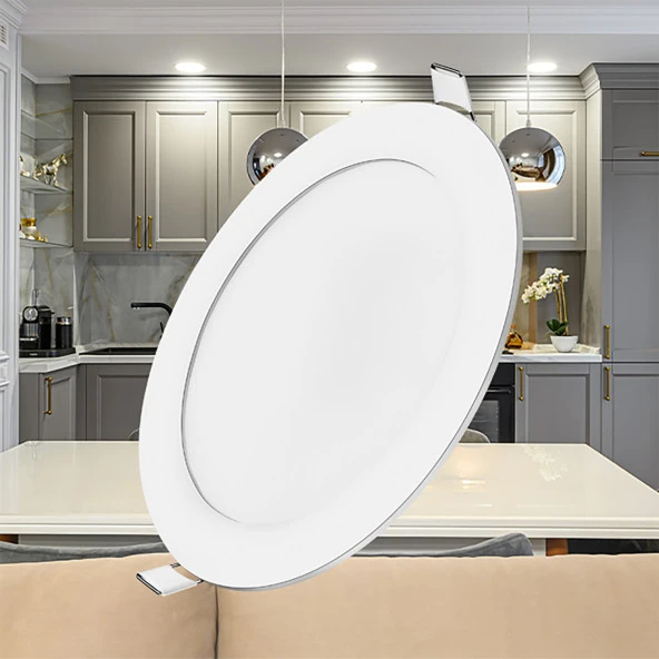 Apliqa Aplıqa 12W Panel Led Sıva Altı 4000K(Gün Işığı-Ilık Beyaz) 6"