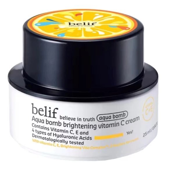 Belif Aqua Bomb Aydınlatıcı Vitamin C Krem - Yüz Kremi Seyahat Boyu 25 ML