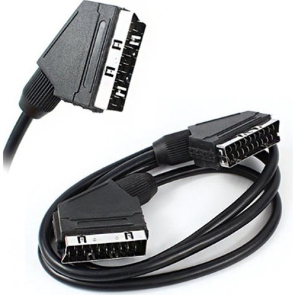 scart kablo 1.3 metre  Scart To Scart Kablo tv ikinci el - 2