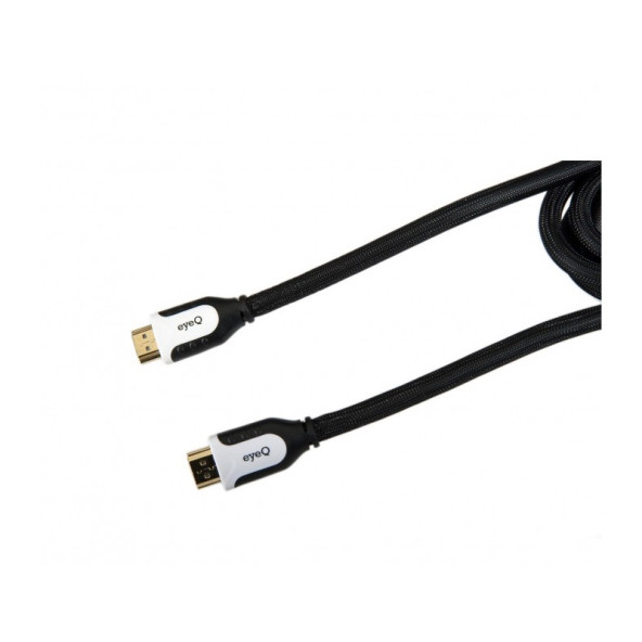 EYE-Q EQ-14VHDMI20 ALTIN UÇLU 2M SİYAH HDMI KABLOSU ikinci el