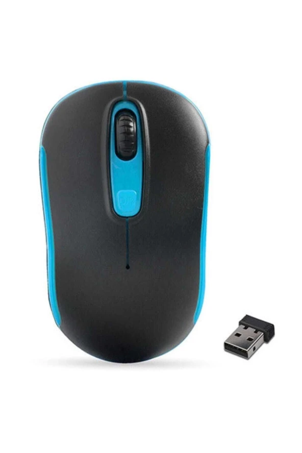 Everest 2.4 Ghz Kablosuz Optik Mouse Siyah-mavi Sm-804