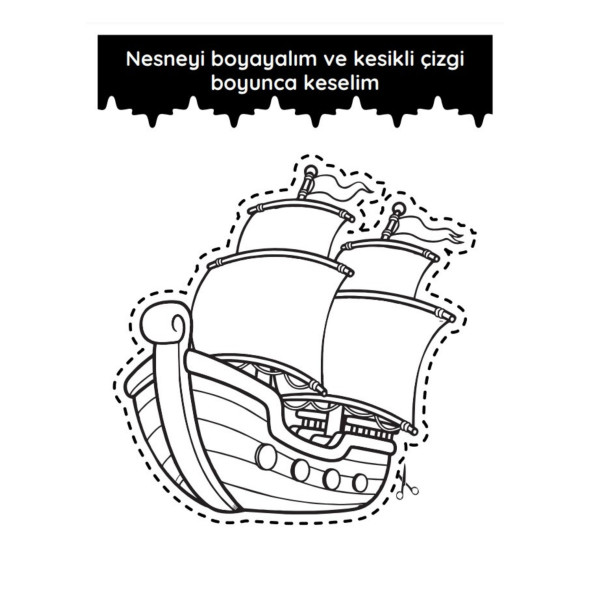 Okul Öncesi KES BOYA Aktivite Seti (4 Süper Kitap) - Resim 4