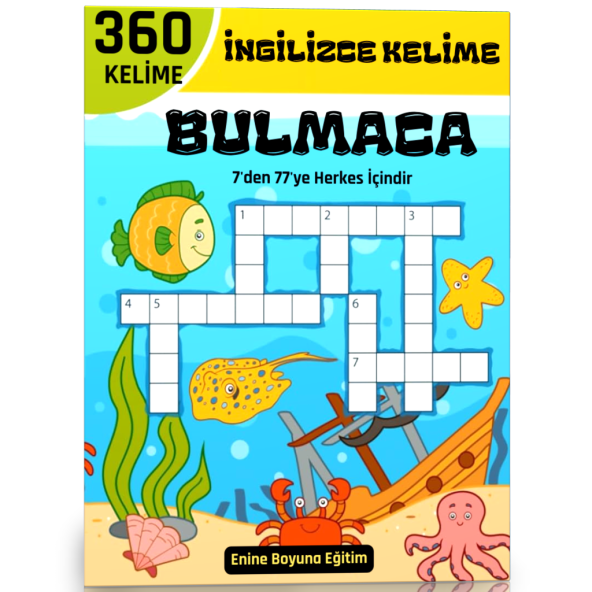 İngilizce Kelime Bulmaca Kitabı (400 Kelime) - 1