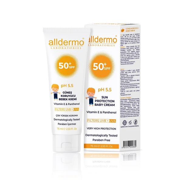 Alldermo Baby Güneş Kremi SPF50 75 ml