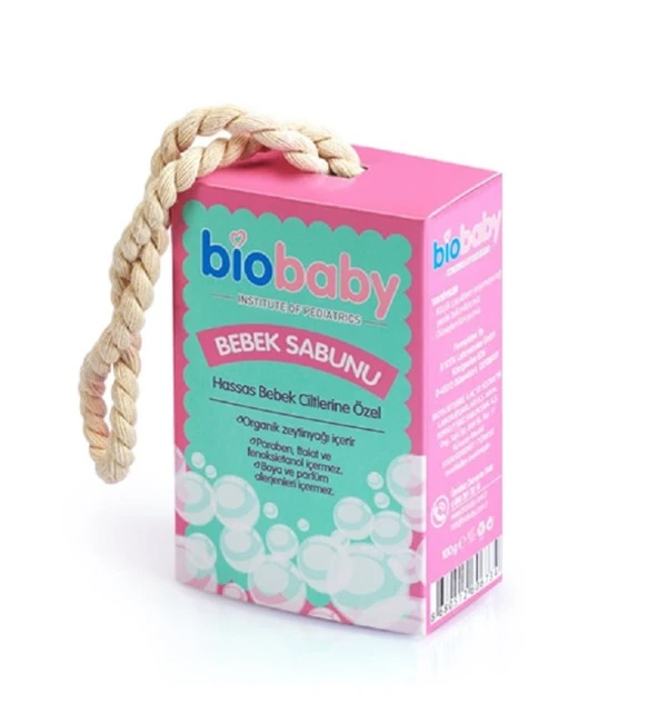 Biobaby Bebek Sabunu %100 Organik Zeytinyağı 100 Gr