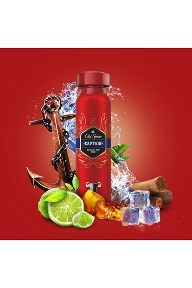 Old Spice Sprey Deodorant Captain 150 ml - 3