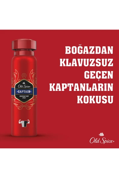 Old Spice Sprey Deodorant Captain 150 ml - 4