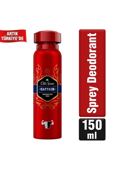 Old Spice Sprey Deodorant Captain 150 ml