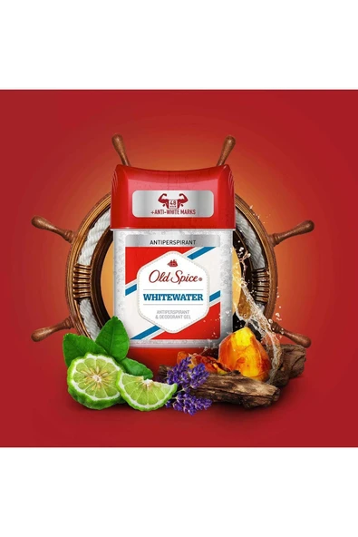 Old Spice Clear Jel 70 ml Whitewater 2 Adet - Resim 3