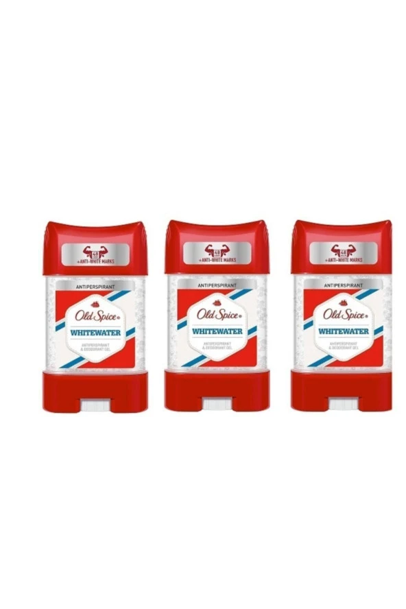 Old Spıce Antiperspirant Clear Jel Whitewater 70 ml 3 Adet