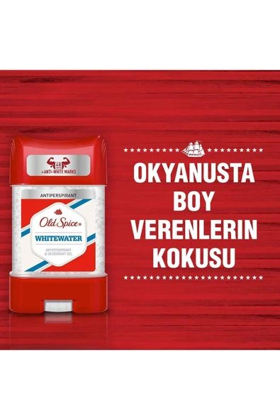 Old Spice Clear Jel 70 ml Whitewater 2 Adet - Resim 4