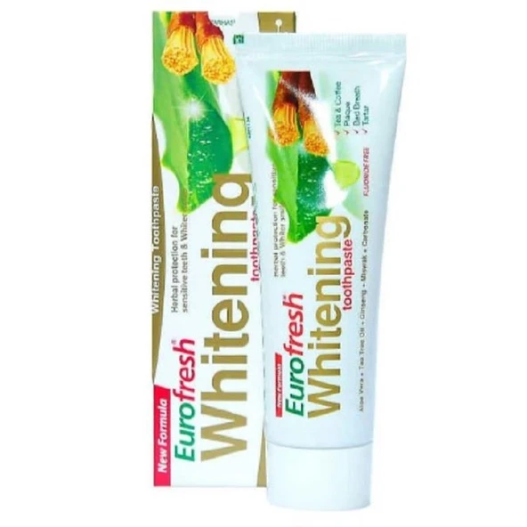 Farmasi Eurofresh Whitening Aloe Veralı Misvaklı Beyazlatıcı Diş Macunu 112 gr ürün görseli