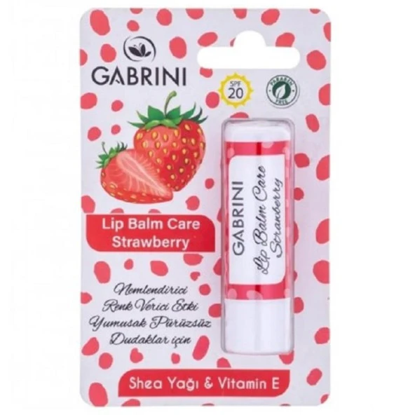 Gabrini Dudak Balmı Lip Care Strawberry ürün görseli 1