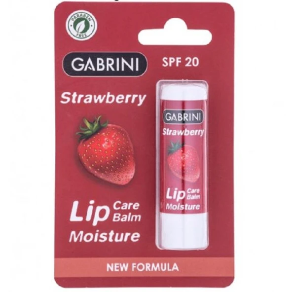 Gabrini Dudak Balmı Lip Care Strawberry - Resim 3