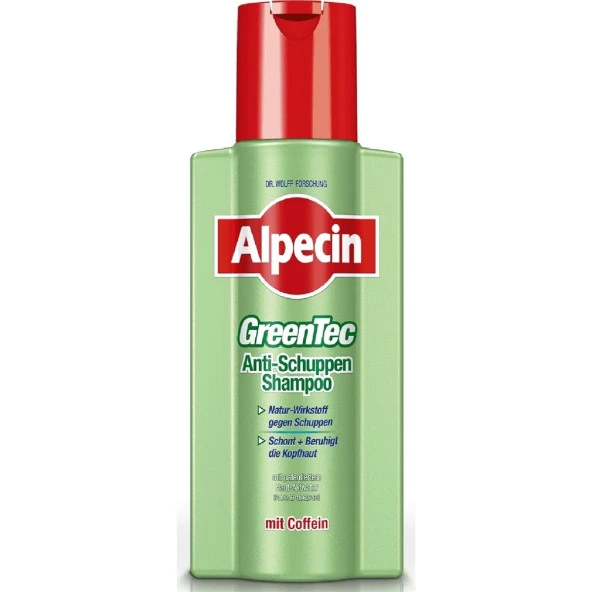 Alpecin GreenTec Kepek Karşıtı Kafein Şampuan 250ml