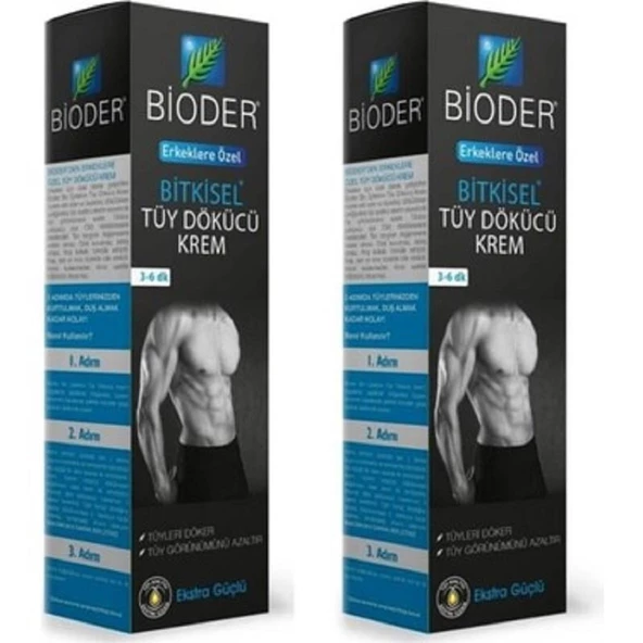 Bioder Tüy Dökücü Krem Erkek 100 ml 2'li