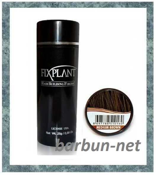 Fixplant 1 Şişe 28 gr Saç Tozu Fiberi - ORTA KAHVE - 6