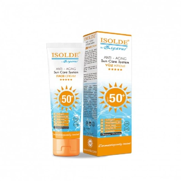 Zigavus Isolde Anti Aging Güneş Koruyucu Yüz Kremi SPF50 100 ml