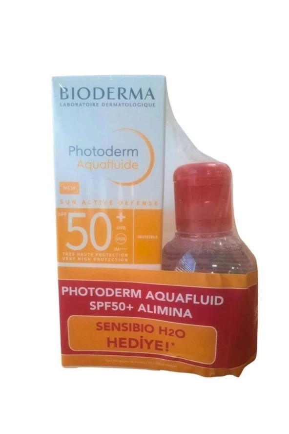 Bioderma Photoderm Aquafluid SPF50+ 40 ml & Sensibio H2O 100 ml - Kofre