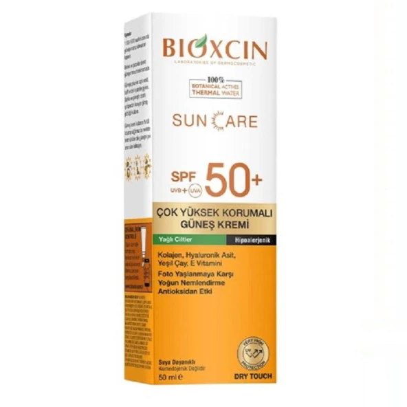 Bioxcin Sun Care Güneş Krem Renkli Yüksek Korumalı Yağlı Ciltler İçin SPF50+  50 ml