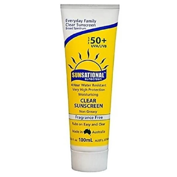 Sunsational Clear Sunscreen SPF50 100 ml ürün görseli