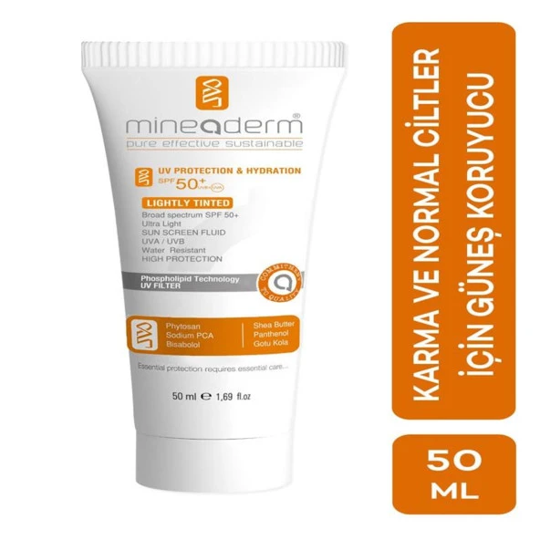 Mineaderm UV Protection & Hydration Lightly Tinted SPF50 50 ml