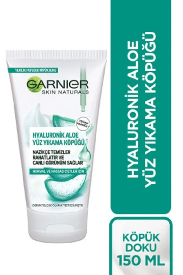 Garnier Hyaluronik Aloe Yüz Yıkama Köpüğü 150ml