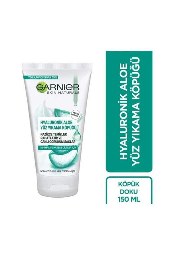 Garnier Hyaluronik Aloe Yüz Yıkama Köpüğü 150ml - 8