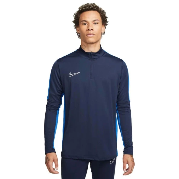 Nike Dri-Fit Academy 23 Erkek Mavi Futbol T-Shirt DR1352-451