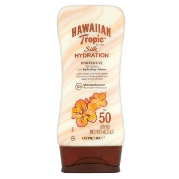 Hawaiian Tropic Lotion Silk Hydration SPF50 180 ml