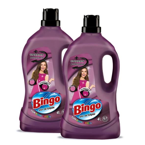 Bingo Onarım Koruma Tüm Renkler Sıvı Çamaşır Deterjanı 8Litre