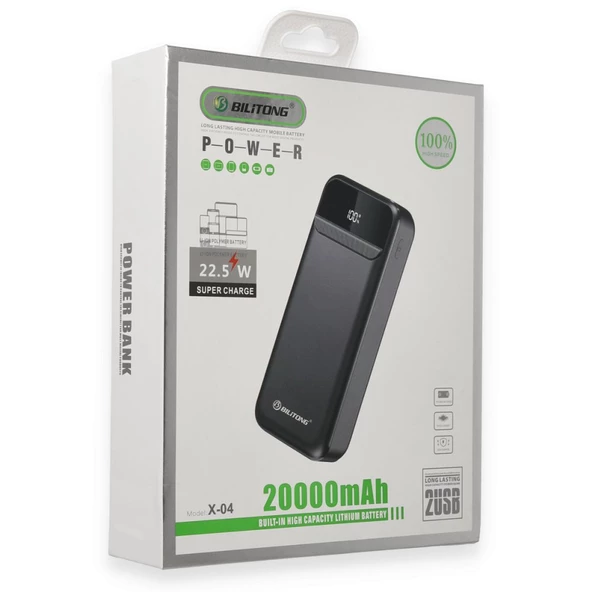 Bilitong X-04 20000 mAh PD22.5W Hızlı Powerbank - 6